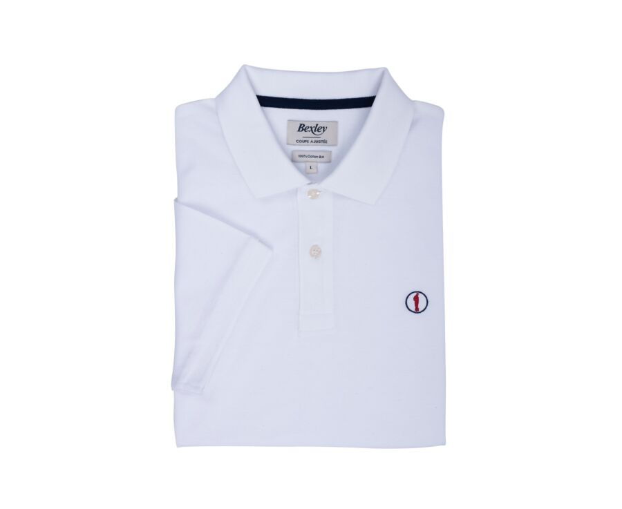 White Light Men's polo shirt - ALSTON