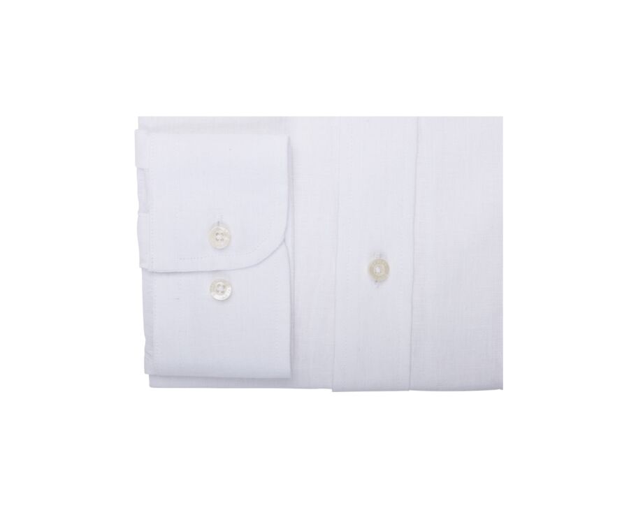 White Chambray cotton/linen - COLTEN