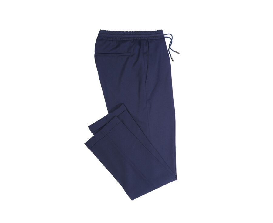 Men's Navy Dress Trousers Jogpant style - LORIAN