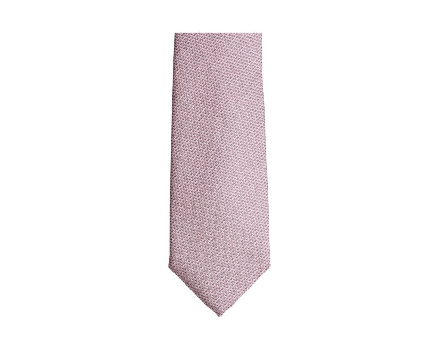 Pink Textured Silk Tie
