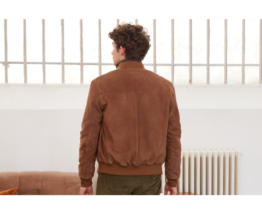 Havana Suede Leather Jacket - SEAN II