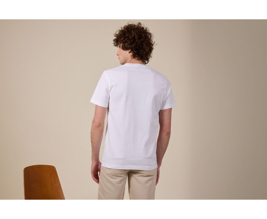 Men’s organic cotton T-shirt - White - EDGAR III
