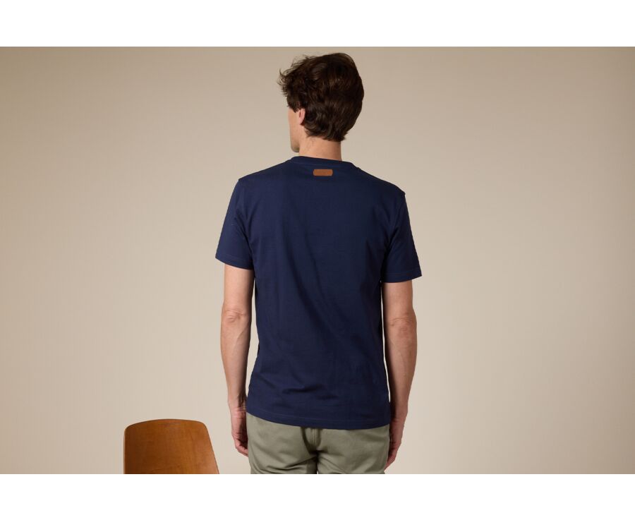Men’s organic cotton T-shirt - Navy - EDGAR III
