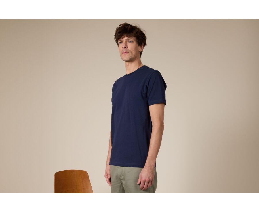 Men’s organic cotton T-shirt - Navy - EDGAR III