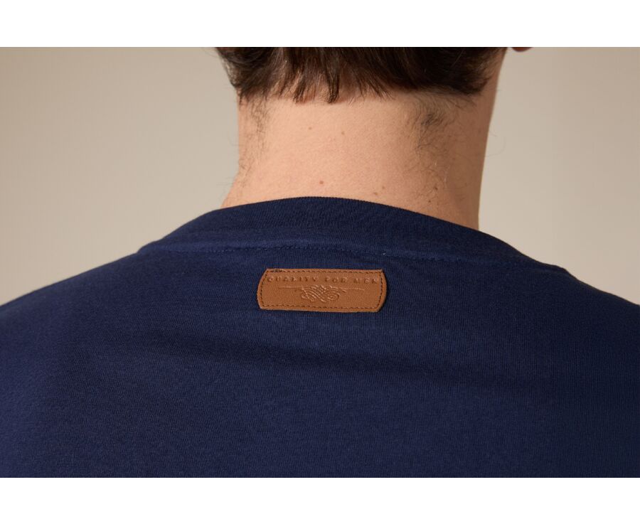 Men’s organic cotton T-shirt - Navy - EDGAR III