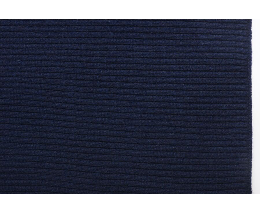 Navy Blue Lambswool Scarf