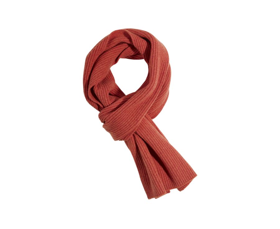 Amber red Lambswool Scarf