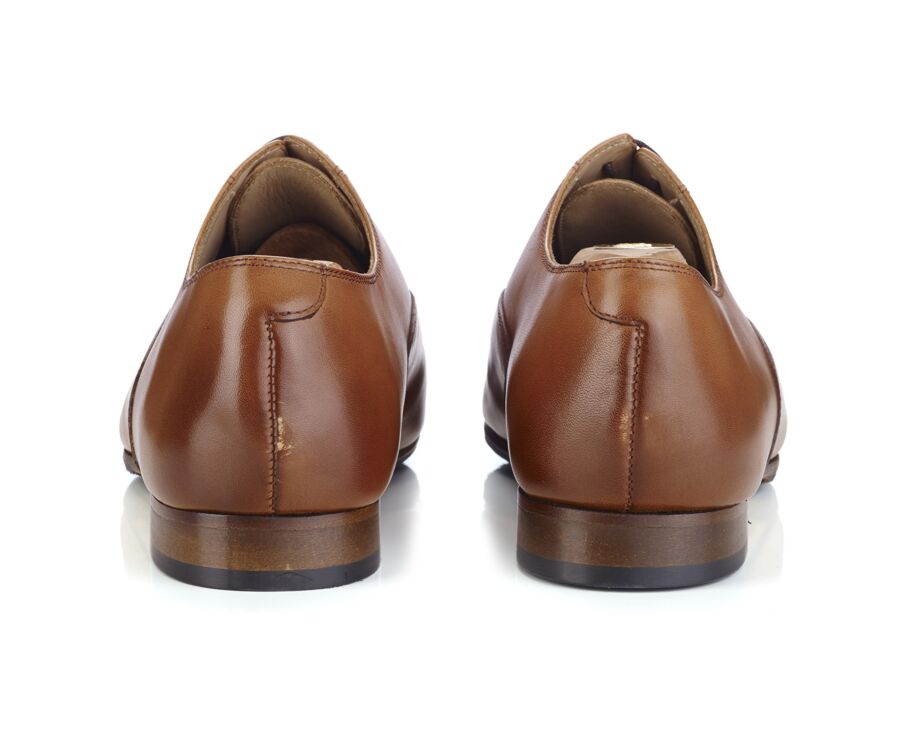 Patina Gold Oxford shoes - Leather outsole & rubber pad - LENNOX PATIN