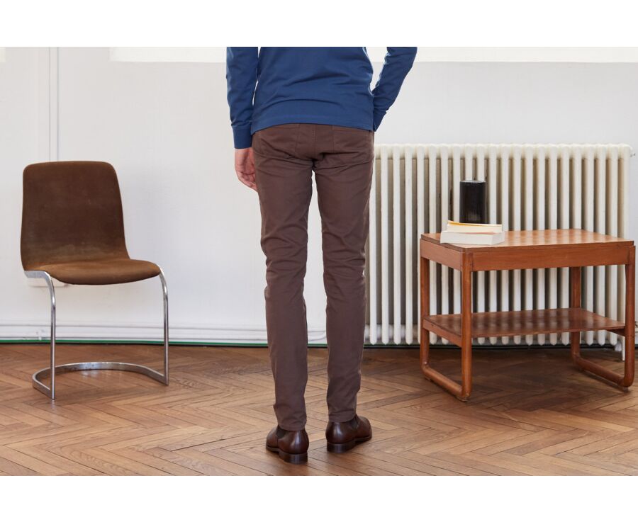 Chocolate Men's 5 pocket Trousers - KARSON