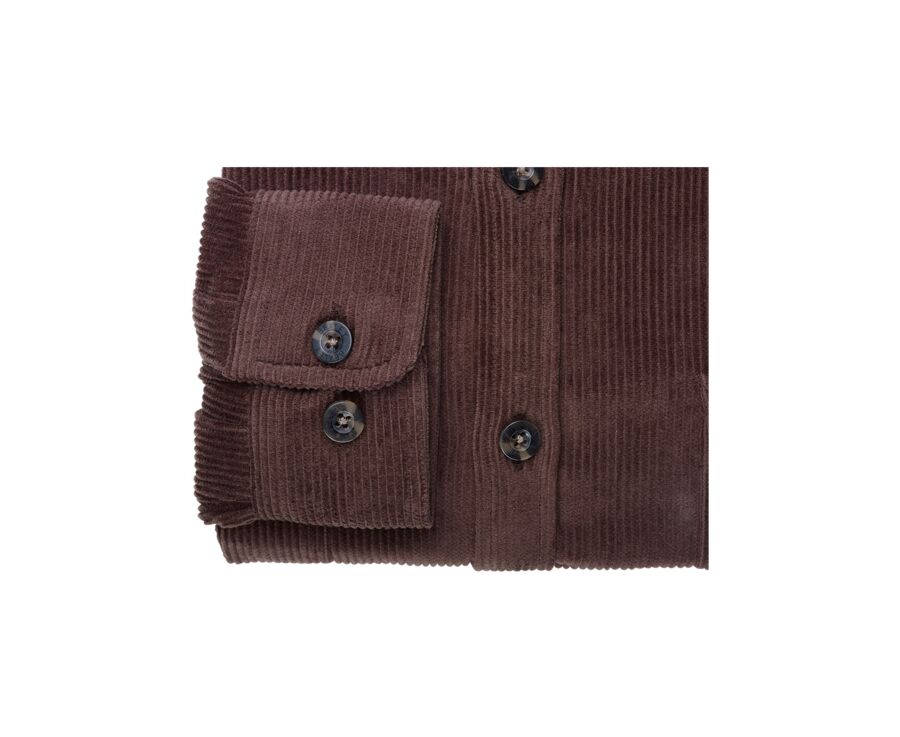 Chocolate Corduroy over shirt - VICTORIN
