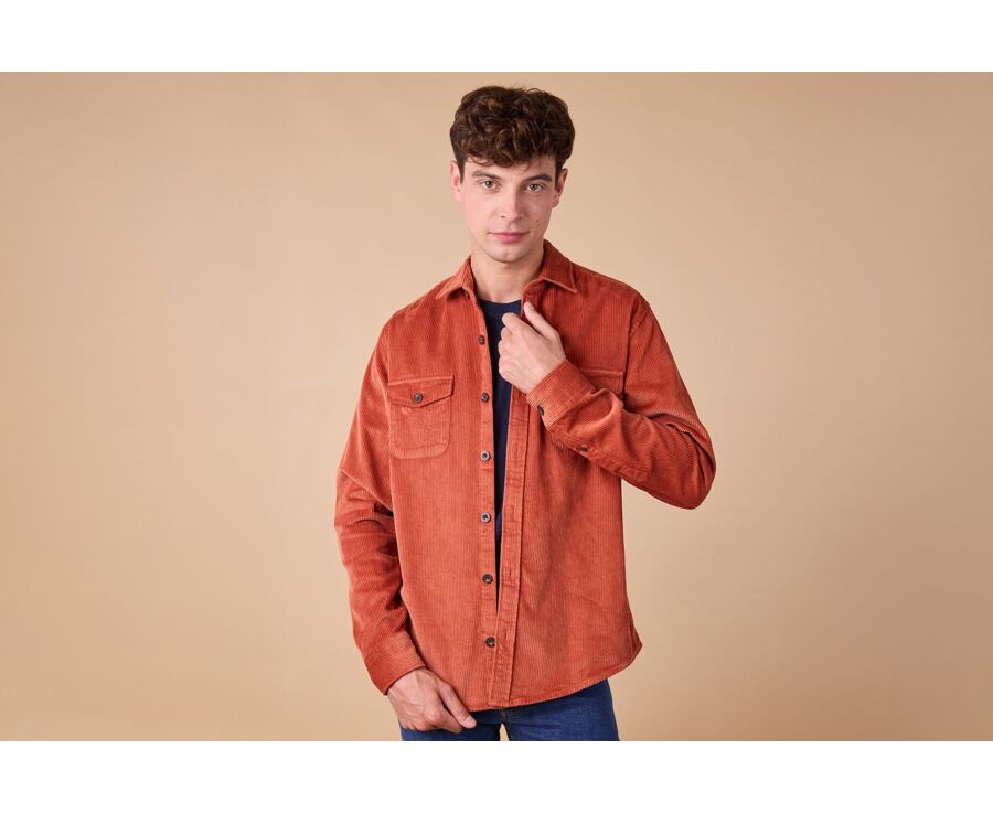 Mandarin - Corduroy over shirt - VICTORIN