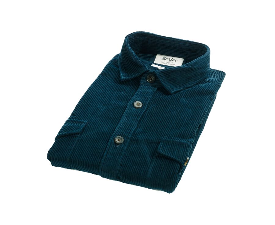 Dark Green Corduroy over shirt - VICTORIN