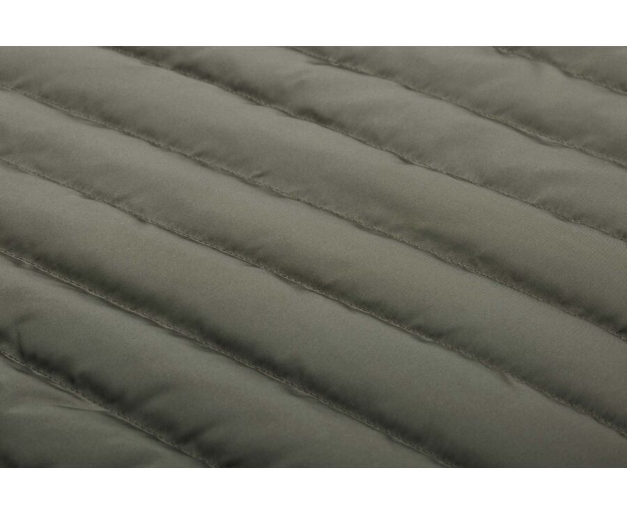 Men's Khaki Lightweight Hooded Down Jacket - SIVERT II