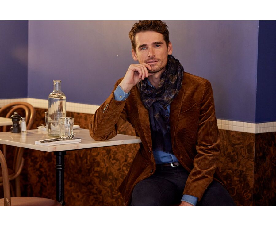 Hazelnut Corduroy Blazer - LÉANDRUS