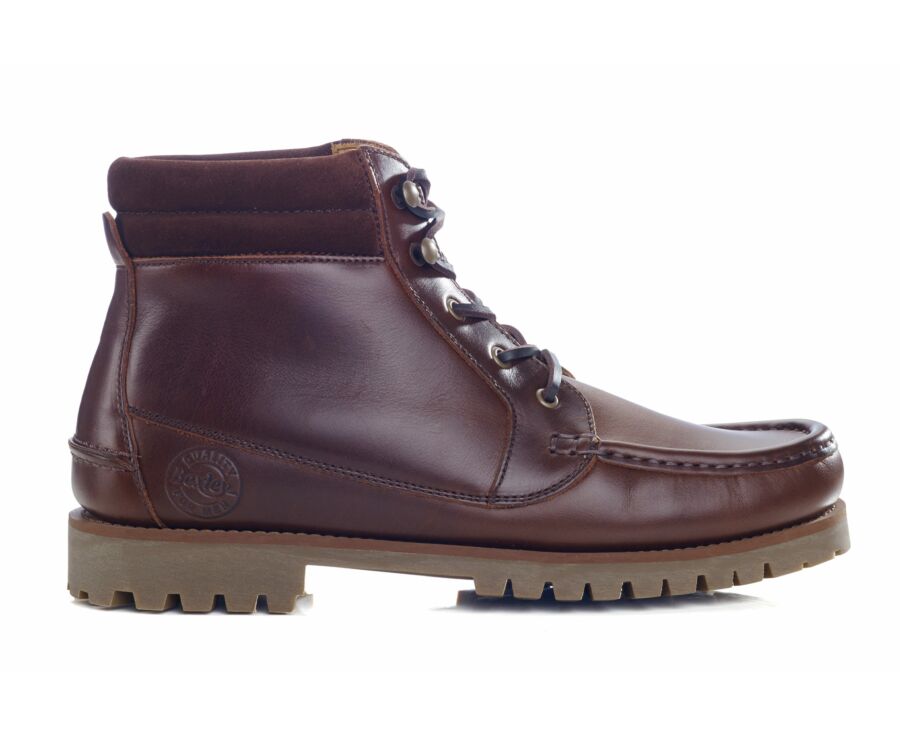 Chocolate lace-up Outdoor Boots  - SHENLEY GOMME