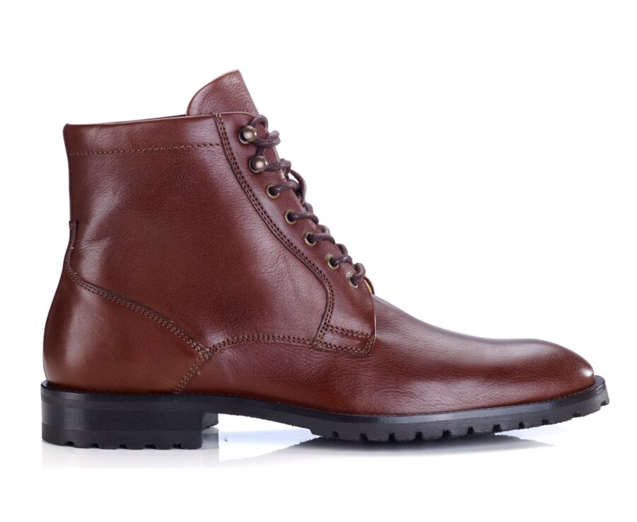 Patina Chocolate lace-up Boots Derby - BARDFIELD