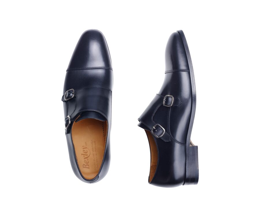 Black double Buckle Shoes - CHEDINGTON
