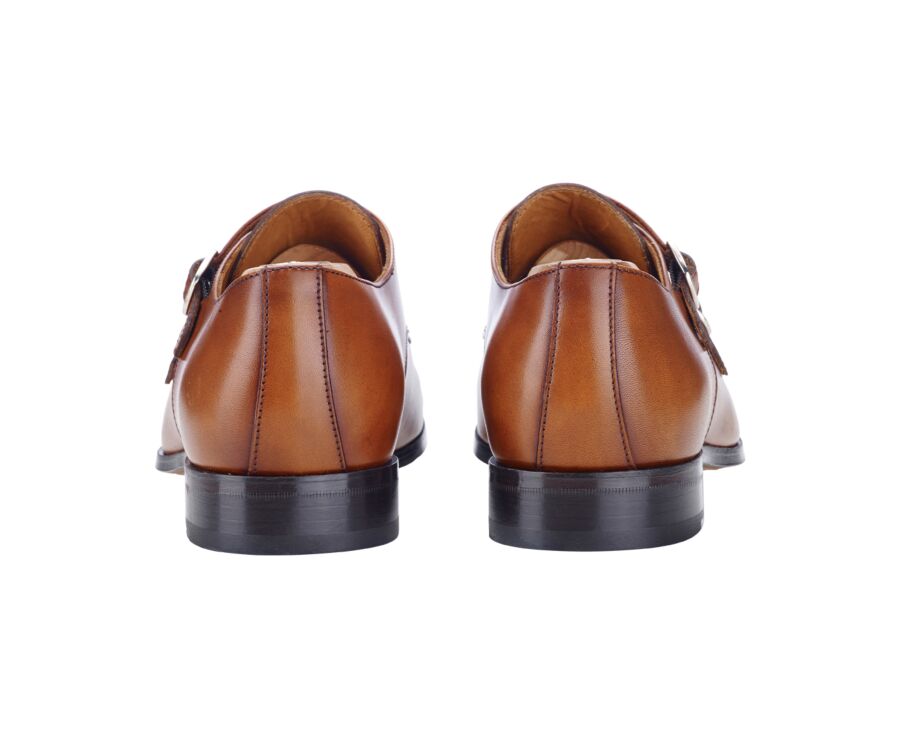 Patina Gold double Buckle Shoes - CHEDINGTON