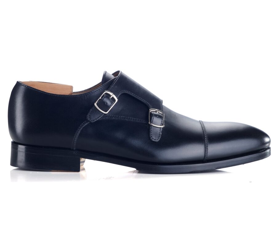 Black Double Buckle Shoes with rubber pad - GRESHEY PATIN