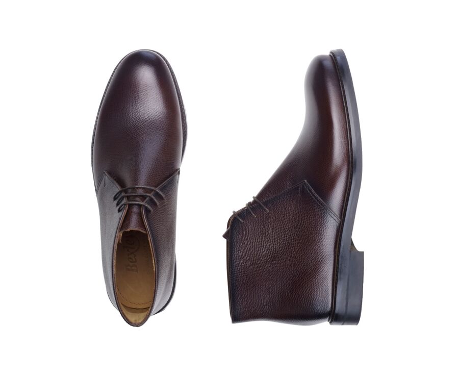 Chocolate leather Low Boots - GREENWICH GOMME CITY II