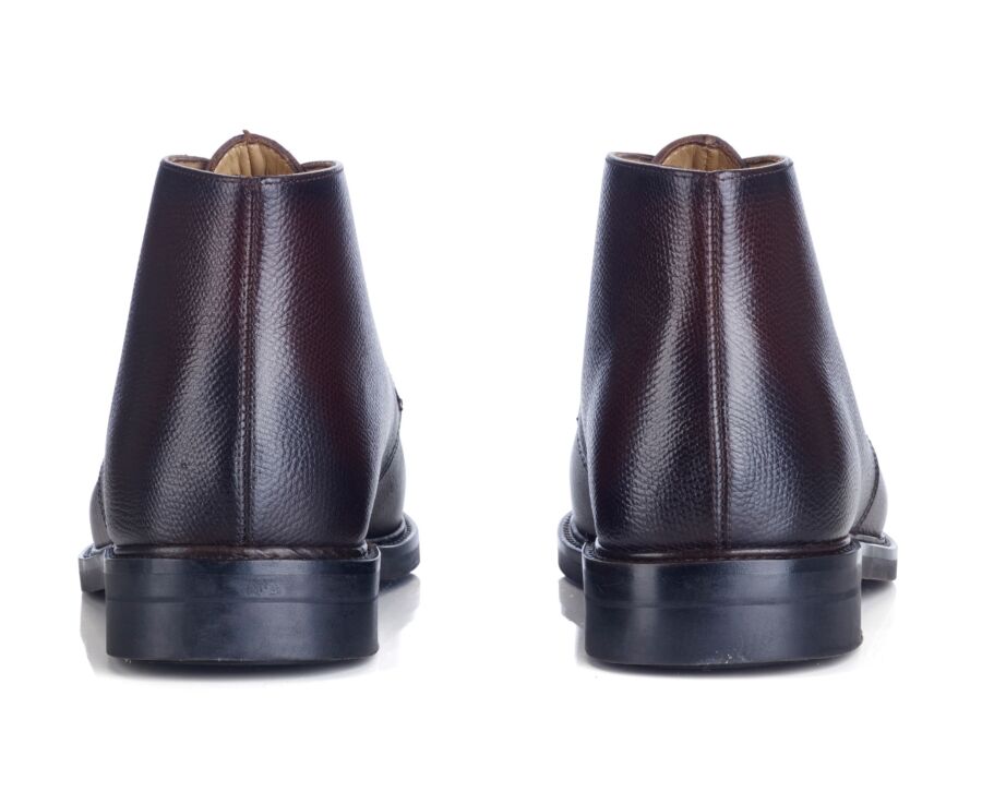 Chocolate leather Low Boots - GREENWICH GOMME CITY II