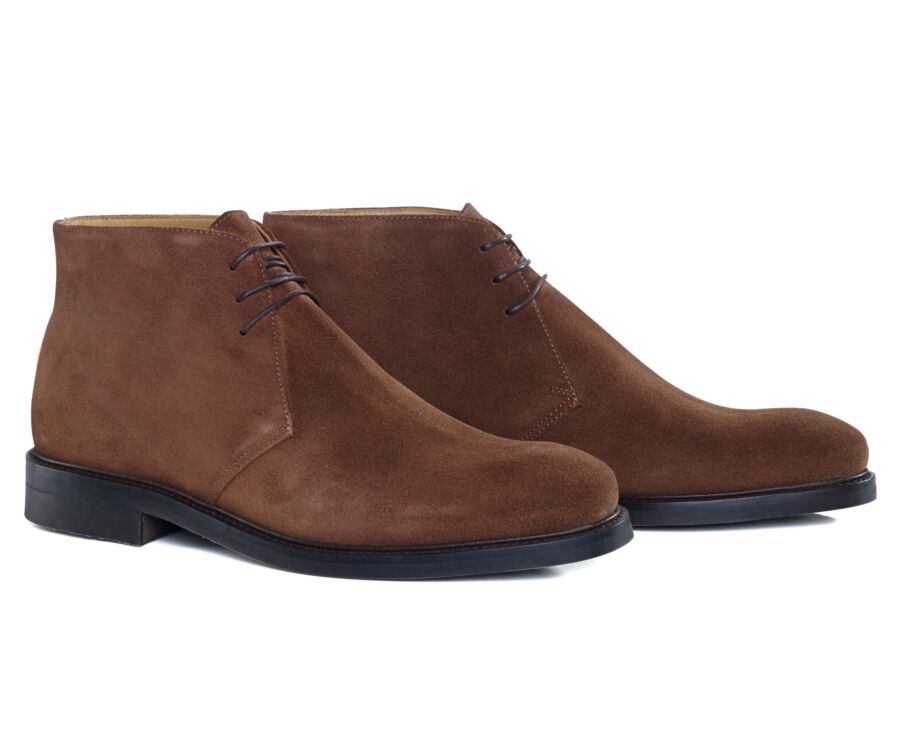 Havana Suede Low Boots - GREENWICH GOMME CITY II