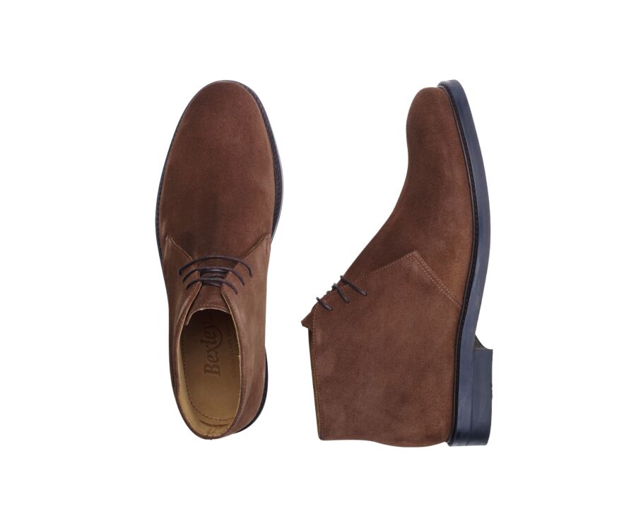 Havana Suede Low Boots - GREENWICH GOMME CITY II