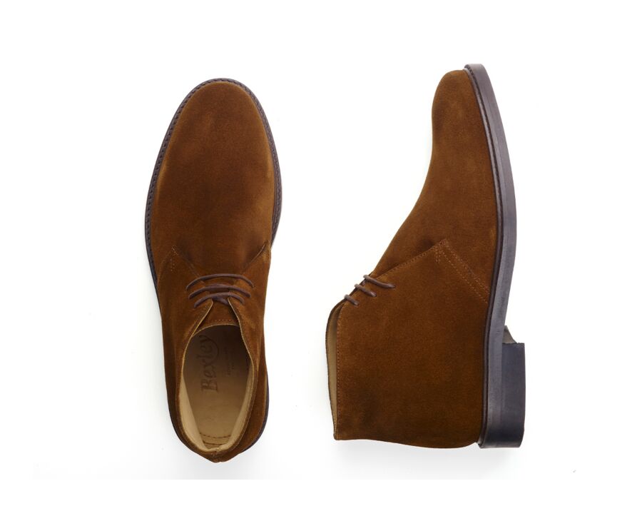 Havana Suede  Low Boots - GREENWICH GOMME CITY II