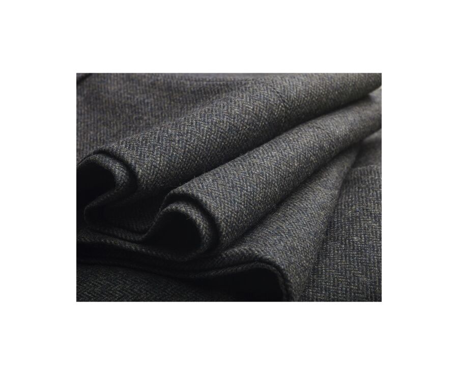 Dark Khaki Chevron Men's dress trousers - LELIAN