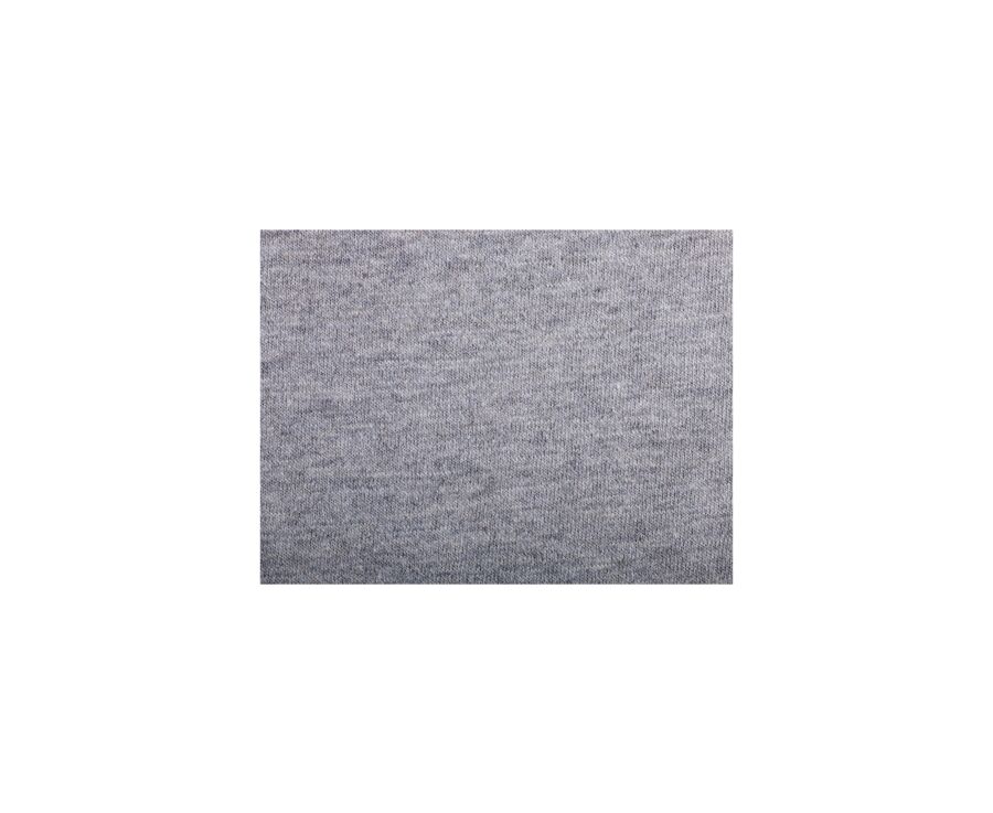Light Grey Melange Men's long sleeve polo shirt - AIDEN ML