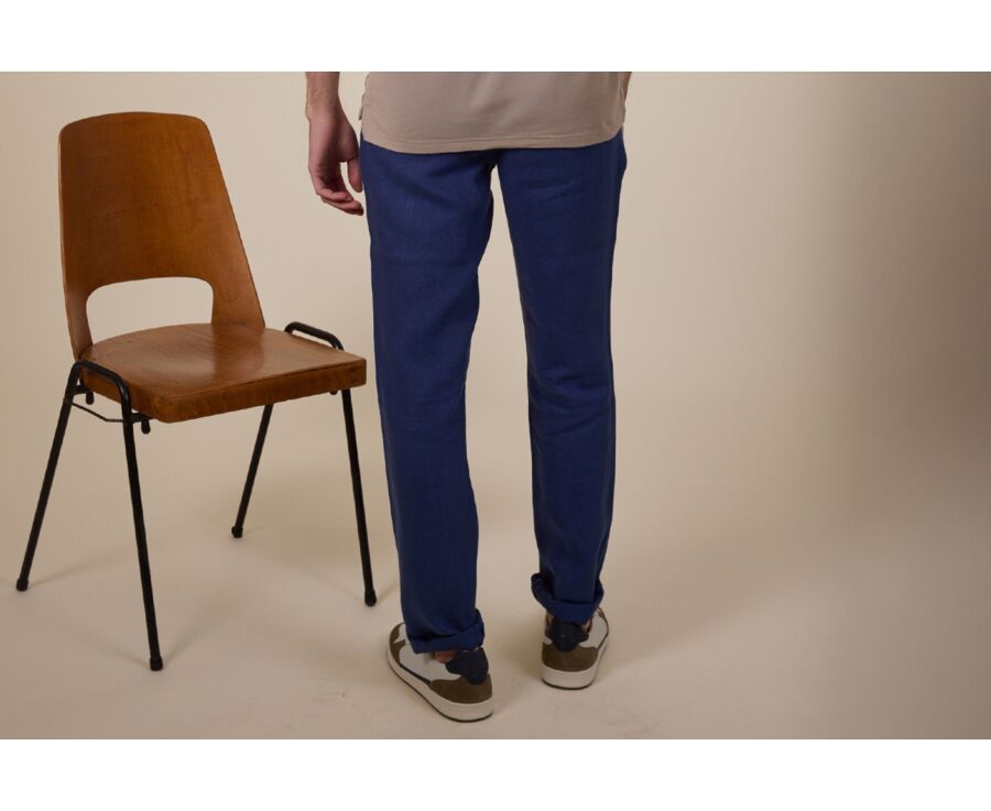 Men's chino trousers Indigo Blue - KYLSON