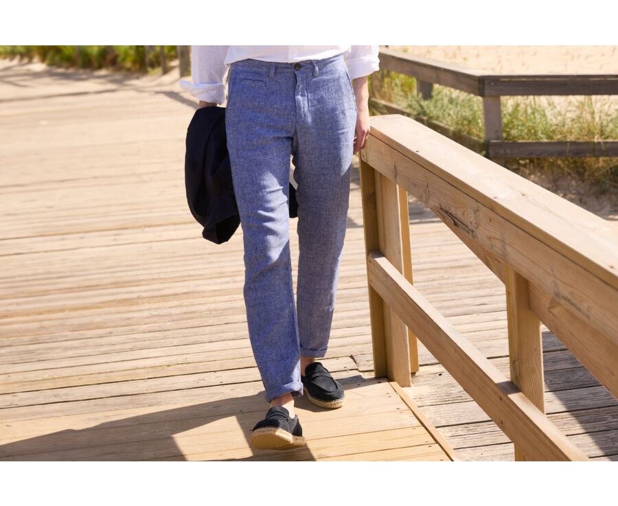 Blue Men's chinos - KYLSON