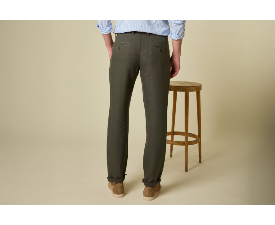 Dark Olive Men's chinos - KYLSON