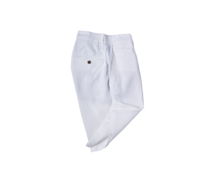 Blanc linen shorts - BORYS