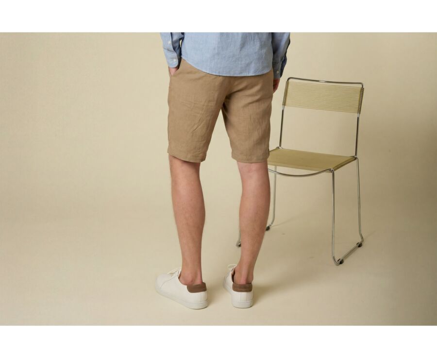 Desert Linen Bermuda Shorts - BORYS