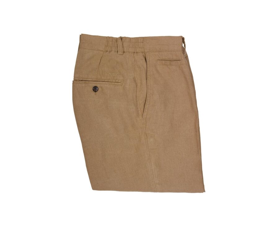 Desert Linen Bermuda Shorts - BORYS