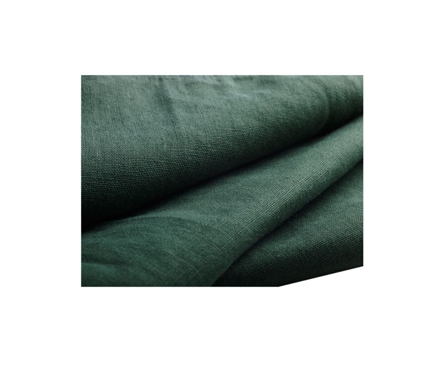 Pine Green linen shorts - BORYS