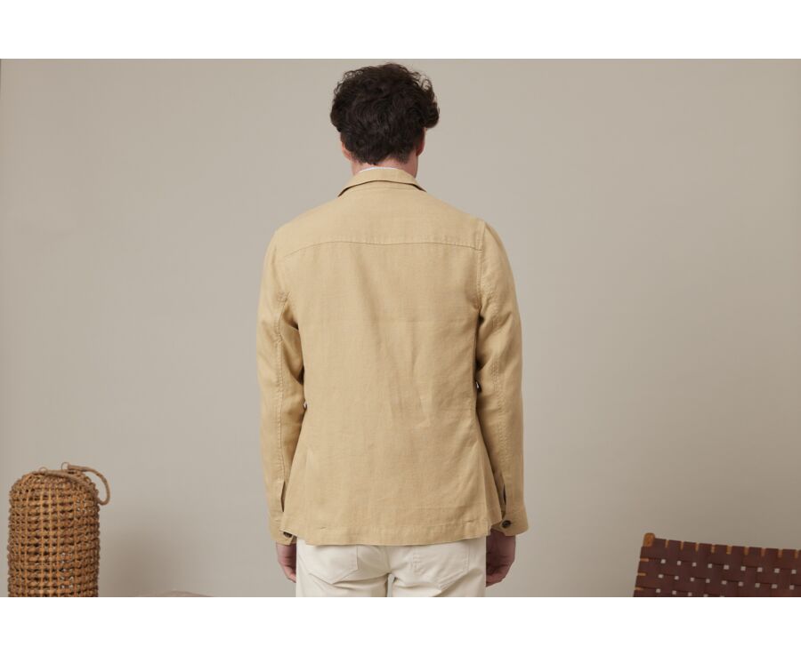 Men's beige safari jacket - JALBERT