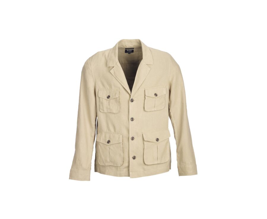 Men's beige safari jacket - JALBERT