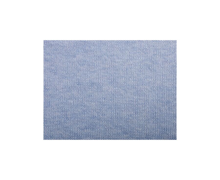 Men's light blue heathered polo - BRAIDEN