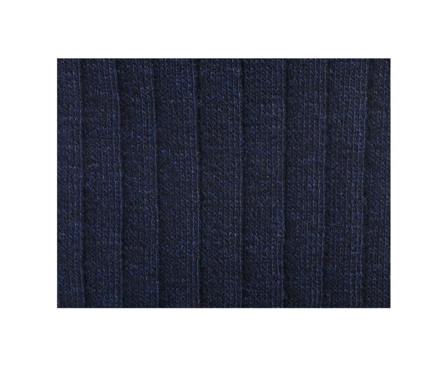 Men's Middle Navy cotton linen socks