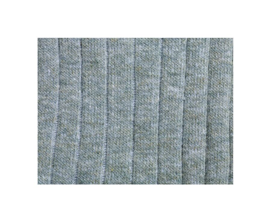 Men's Middle Sage Green cotton linen socks