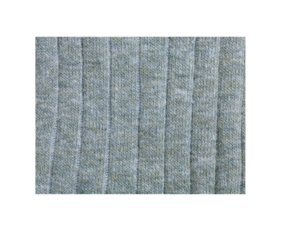 Men's Middle Sage Green cotton linen socks