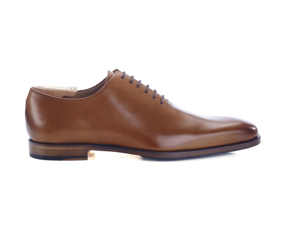 Patina Gold Men's Oxford shoes - Leather sole with pad - BELLAGIO PATIN