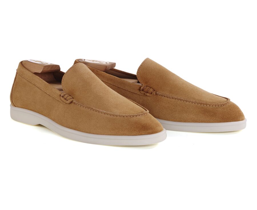 Caramel Velvet  Men's loafers - MANASOTA II