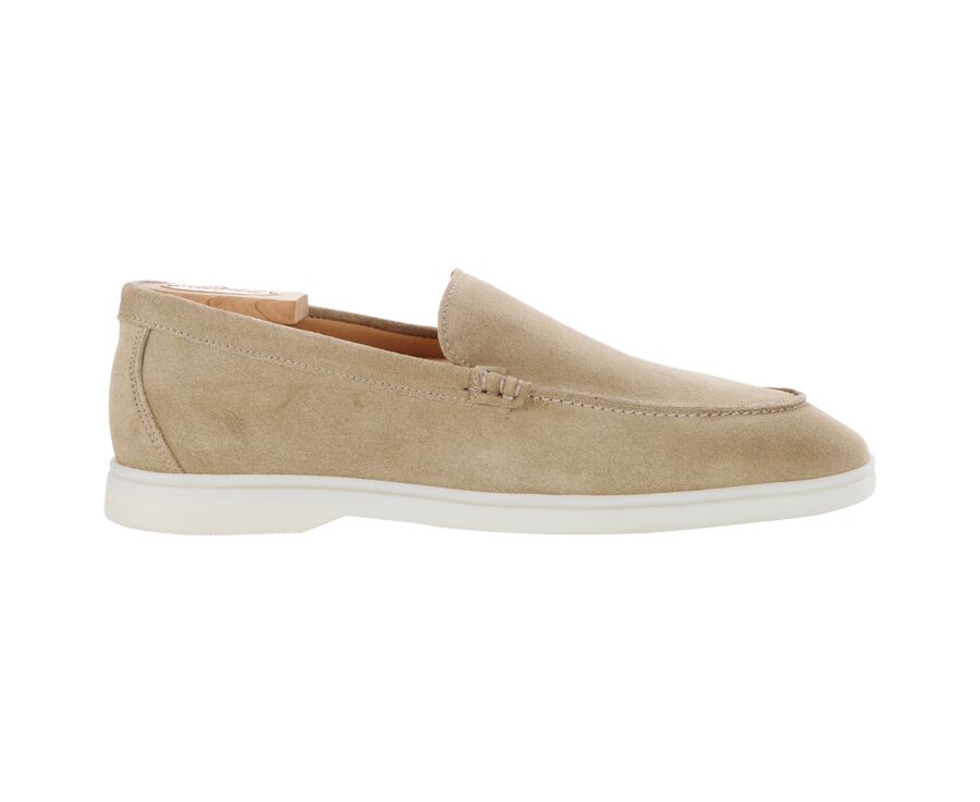 Beige color loafers store