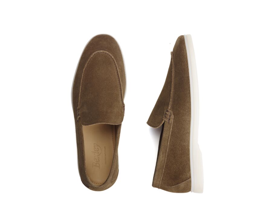 Hazelnut Suede Men's loafers - MANASOTA III