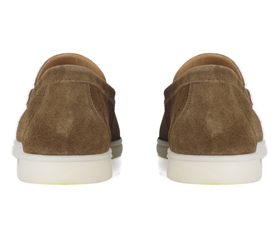 Hazelnut Suede Men's loafers - MANASOTA II