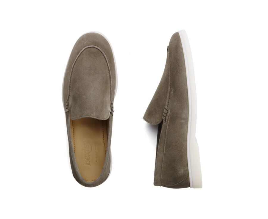 Khaki Suede Men's loafers - MANASOTA III