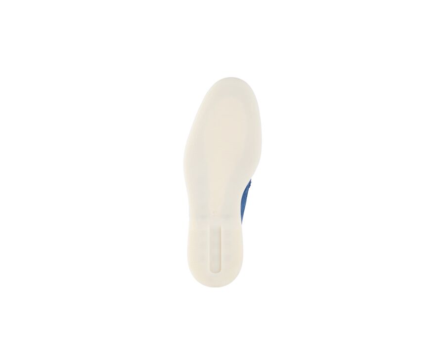 Indigo Blue Suede Men's loafers - MANASOTA II
